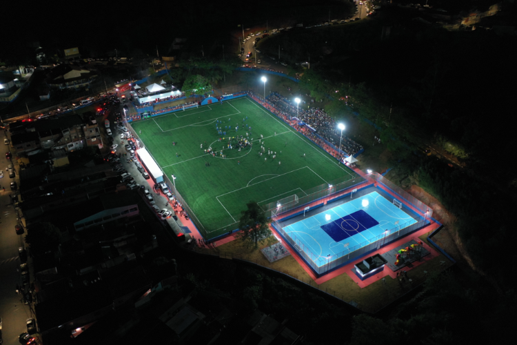 Estádio do Pq. Maria Aparecida é reinaugurado em Cajamar