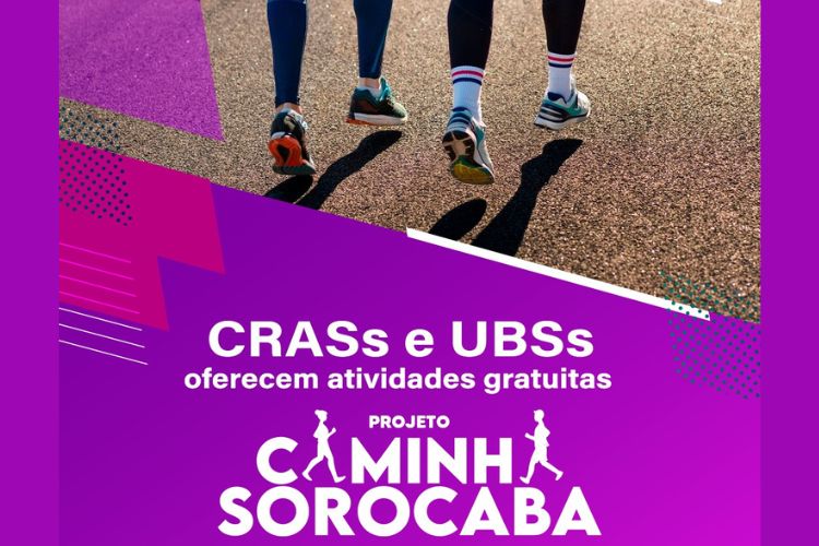 Prefeitura de Sorocaba divulga programação de maio para os grupos de caminhada dos CRASs e UBSs
